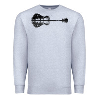 Heather Grey Nature Guitar Premium Sweatshirt - Bettercallsaul