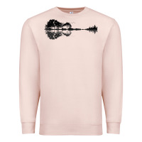Pale Pink Nature Guitar Premium Sweatshirt - Bettercallsaul