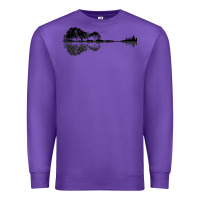 Purple Nature Guitar Premium Sweatshirt - Bettercallsaul