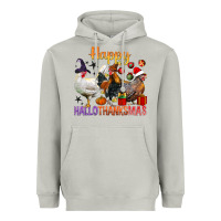Moon Dust Happy Hallothanksmas Chick Heavyweight Hoodie - BundleAndBundleShop