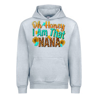 Heather Grey oh honey i am that nana Urban Hoodie - NancyCooperArtShop