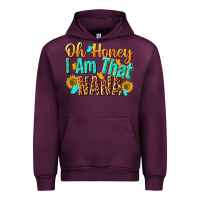 Mauve Wine oh honey i am that nana Urban Hoodie - NancyCooperArtShop
