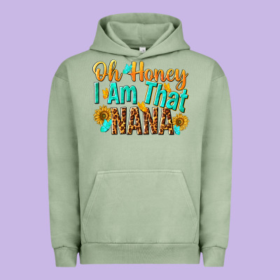 Oh Honey I Am That Nana Urban Hoodie Designed By Nancycooperartshop
