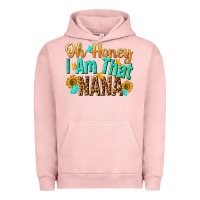 Pigment Salmon oh honey i am that nana Urban Hoodie - NancyCooperArtShop