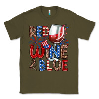 Army Green red wine and blue Classic Tee - Zillion Design Studio