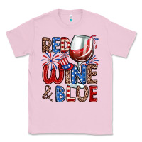 Bubblegum Pink red wine and blue Classic Tee - Zillion Design Studio