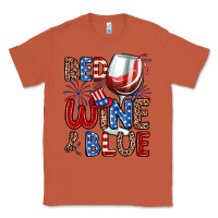 Copper red wine and blue Classic Tee - Zillion Design Studio
