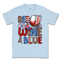 Dusty Blue red wine and blue Classic Tee - Zillion Design Studio