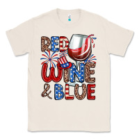 Natural red wine and blue Classic Tee - Zillion Design Studio