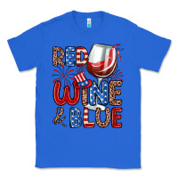 True Royal red wine and blue Classic Tee - Zillion Design Studio