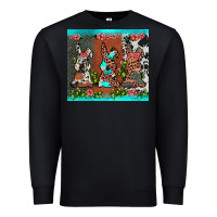 Black easter bunny's leopard cowhide cactus Premium Sweatshirt - JahusDesignShop