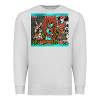 Dove Grey easter bunny's leopard cowhide cactus Premium Sweatshirt - JahusDesignShop
