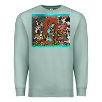 Seafoam easter bunny's leopard cowhide cactus Premium Sweatshirt - JahusDesignShop