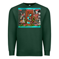 Sports Green easter bunny's leopard cowhide cactus Premium Sweatshirt - JahusDesignShop