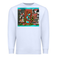 White easter bunny's leopard cowhide cactus Premium Sweatshirt - JahusDesignShop
