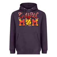 Plum softball mom Heavyweight Hoodie - JahusDesignShop