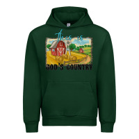 Forest Green this is god's country Urban Hoodie - MaliasSmallBusiness