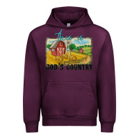 Mauve Wine this is god's country Urban Hoodie - MaliasSmallBusiness