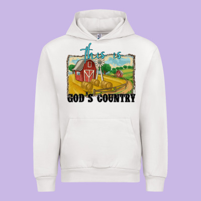This Is God's Country Urban Hoodie Designed By Maliassmallbusiness