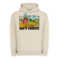 Pigment French Oak this is god's country Urban Hoodie - MaliasSmallBusiness