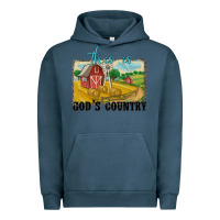 Pigment Midnight Navy this is god's country Urban Hoodie - MaliasSmallBusiness