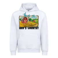 White this is god's country Urban Hoodie - MaliasSmallBusiness