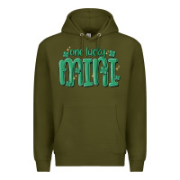 Army Green one lucky mini Premium Hoodie - MaliasSmallBusiness