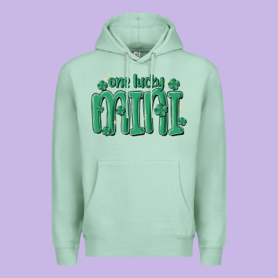 One Lucky Mini Premium Hoodie Designed By Maliassmallbusiness