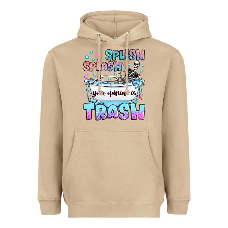 Splish Splash Your Opinion Is Trash Heavyweight Hoodie by JahusDesignShop | Teevron