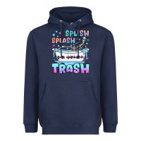Navy splish splash your opinion is trash Heavyweight Hoodie - JahusDesignShop
