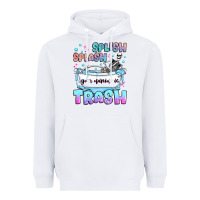 White splish splash your opinion is trash Heavyweight Hoodie - JahusDesignShop