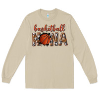 Mushroom basketball nana with leopard Long Sleeve Tee - texasbilliewilder