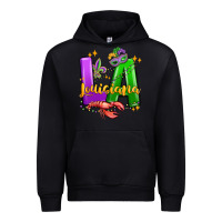 Black louisiana mardi gras Urban Hoodie - MaliasSmallBusiness