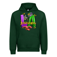 Forest Green louisiana mardi gras Urban Hoodie - MaliasSmallBusiness