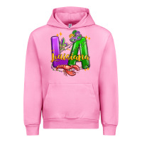 Fuchsia Pink louisiana mardi gras Urban Hoodie - MaliasSmallBusiness