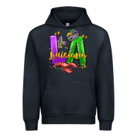 Navy louisiana mardi gras Urban Hoodie - MaliasSmallBusiness