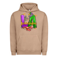 Pigment Burro louisiana mardi gras Urban Hoodie - MaliasSmallBusiness