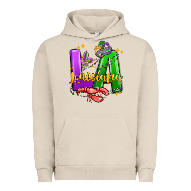 Louisiana Mardi Gras Urban Hoodie by MaliasSmallBusiness | Teevron