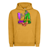 Pigment Peanut Butter louisiana mardi gras Urban Hoodie - MaliasSmallBusiness