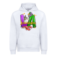 White louisiana mardi gras Urban Hoodie - MaliasSmallBusiness