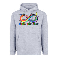 Heather Grey autism acceptance Heavyweight Hoodie - JahusDesignShop