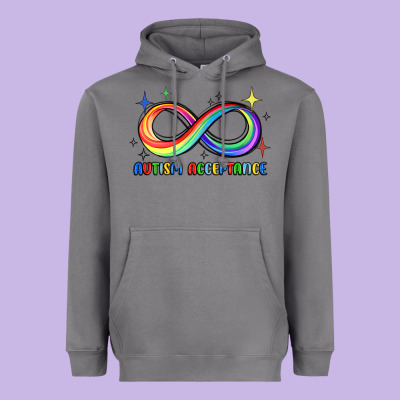 Autism Acceptance Heavyweight Hoodie Designed By Jahusdesignshop