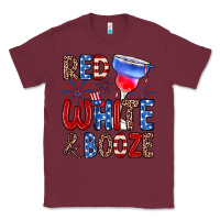 Burgundy red white and booze Classic Tee - Zillion Design Studio