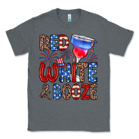 Charcoal Heather red white and booze Classic Tee - Zillion Design Studio