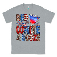 Heather Grey red white and booze Classic Tee - Zillion Design Studio