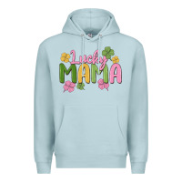 Blue Mist lucky mama Premium Hoodie - MaliasSmallBusiness