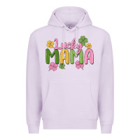 Lilac lucky mama Premium Hoodie - MaliasSmallBusiness