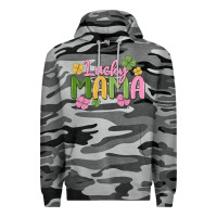 Slate Camo lucky mama Premium Hoodie - MaliasSmallBusiness
