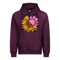 Mauve Wine life is better with dogs Urban Hoodie - NancyCooperArtShop