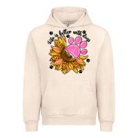 Sandshell life is better with dogs Urban Hoodie - NancyCooperArtShop